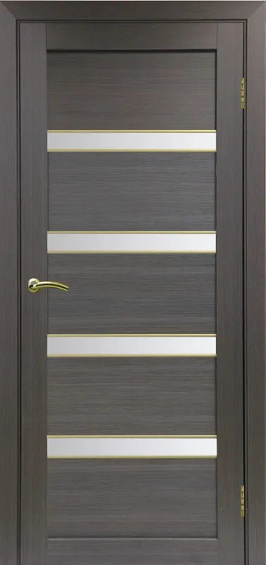 Двери в интерьере - Дверь Эко 505.12 АПС венге молдинг SG, сатинат