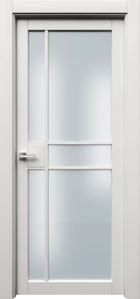 Двери в интерьере - Дверь Ронд2Р5с эмаль RAL 9010, сатинат