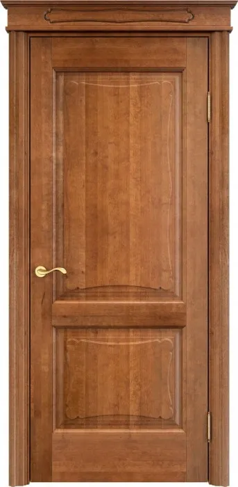 Дверь Итальянская Легенда массив ольхи ОЛ6.2 орех 10%, глухая. Фото №2