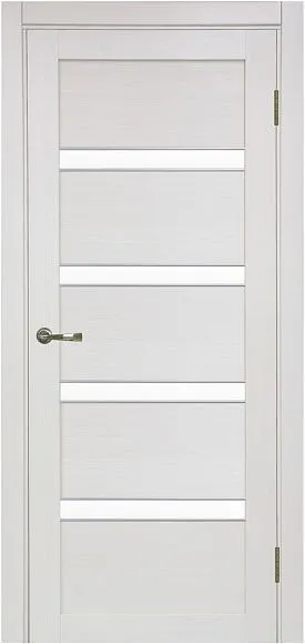 Двери в интерьере - Дверь Эко 505.12 АПС ясень перламутровый молдинг SC, сатинат