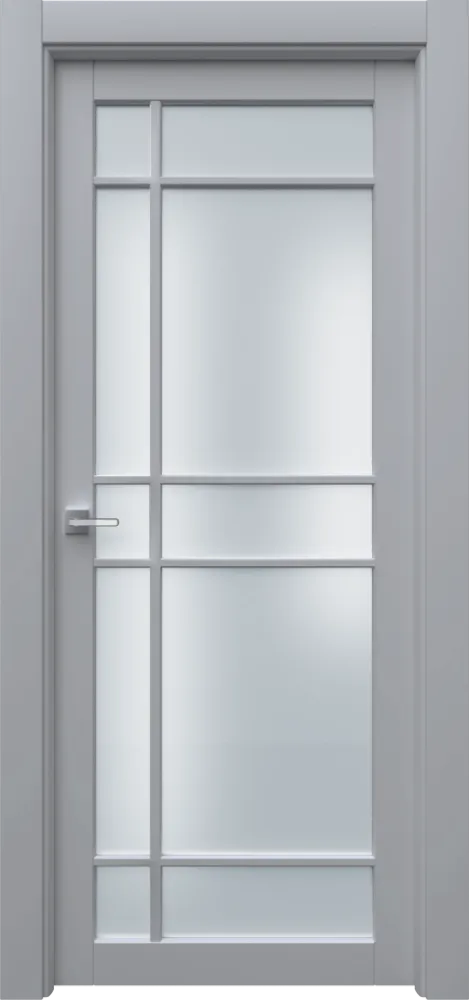 Двери в интерьере - Дверь Ронд3Р10с эмаль RAL 7047, сатинат