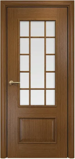 Дверь Оникс Марсель орех, сатинат печать решетка. Фото №2
