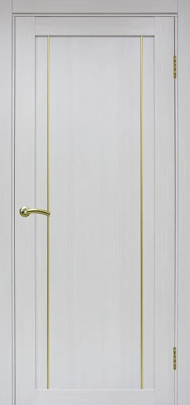 Двери в интерьере - Дверь Эко 522.111 АПП ясень серебристый молдинг SG, глухая