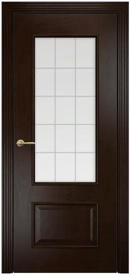 Дверь Оникс Марсель палисандр, сатинат художественный решетка