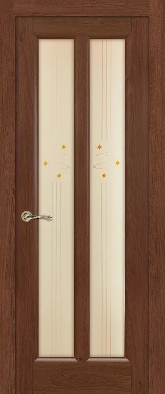 Двери в интерьере - Дверь Ситидорс Крит дуб миндаль, остекленная