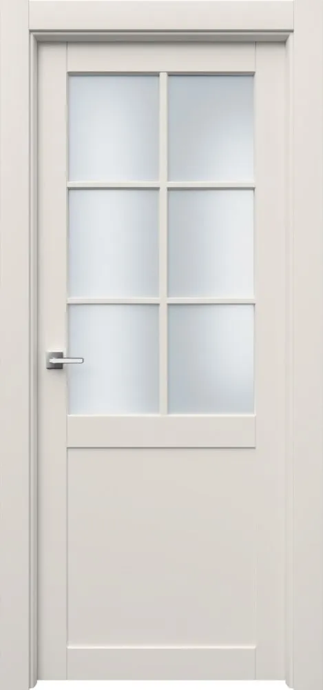 Двери в интерьере - Дверь Парн2Р6с эмаль RAL 9001, сатинат