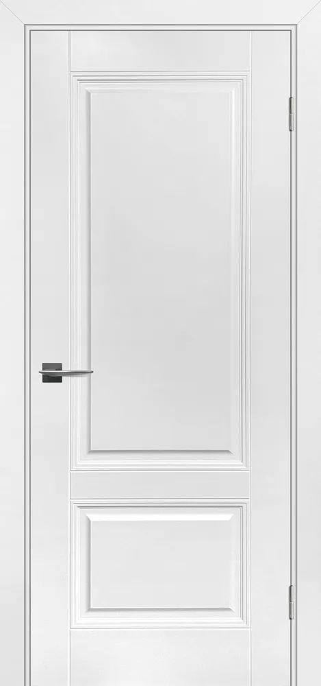 Двери в интерьере - Дверь Текона Smalta-Rif 208.2 эмаль белая, глухая