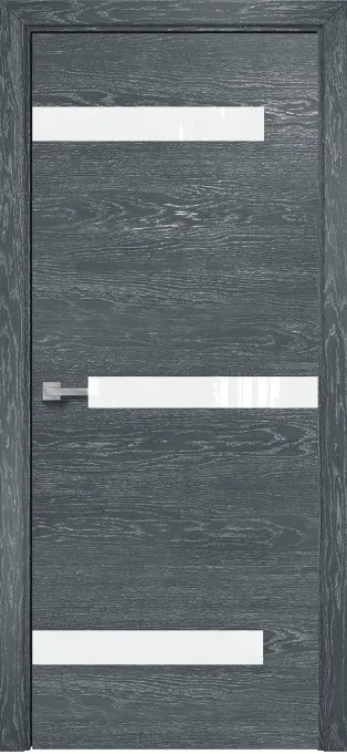 Двери в интерьере - Дверь Оникс Силуэт дуб седой, глухая