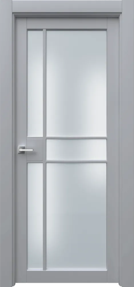 Двери в интерьере - Дверь Ронд2Р5с эмаль RAL 7047, сатинат