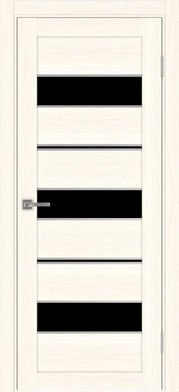 Двери в интерьере - Дверь Эко 526.122 АПП ясень светлый молдинг SC, lacobel черный