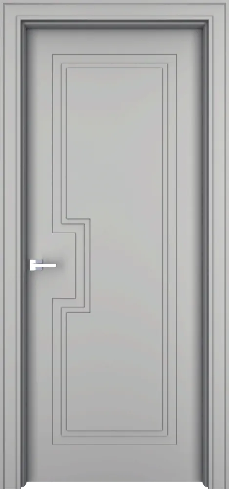 Двери в интерьере - Дверь ПспП эмаль серая, глухая