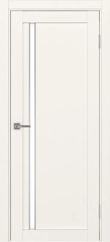 Двери в интерьере - Дверь Эко 527.121 АПС бежевый молдинг SC, lacobel белый