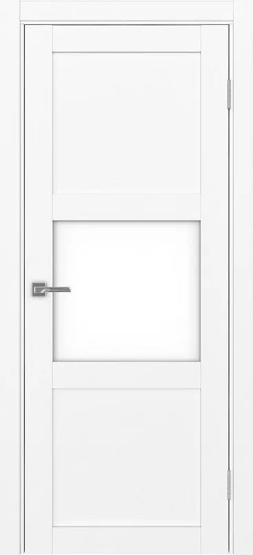 Двери в интерьере - Дверь Эко 530.121 белый снежный, lacobel белый
