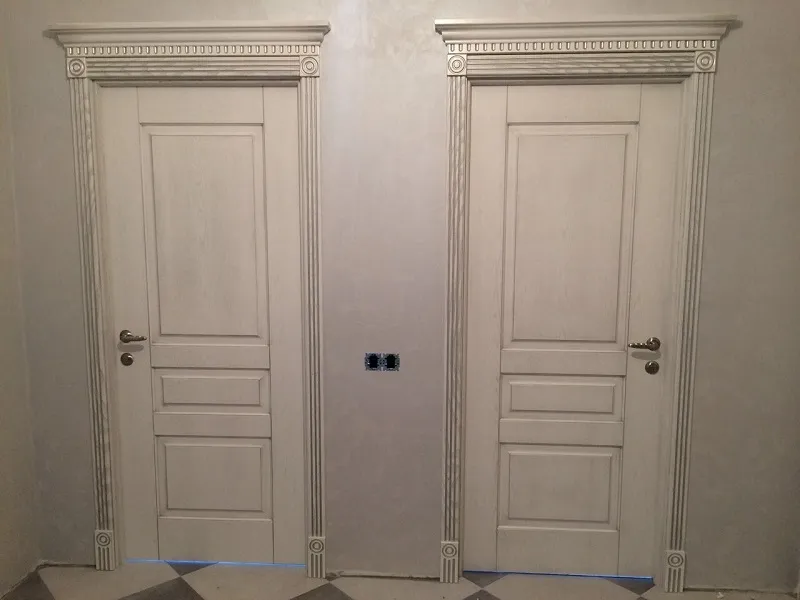 Дверь Оникс Версаль фрезерованная №3 эмаль белая, глухая. Фото №2