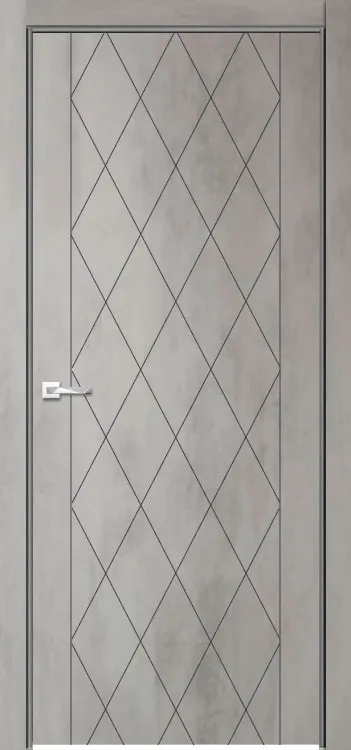 Двери в интерьере - Дверь V Лоярд эмалит Севилья 10 бетон светлый, глухая