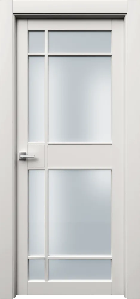 Двери в интерьере - Дверь Ронд3Р8с эмаль RAL 9010, сатинат