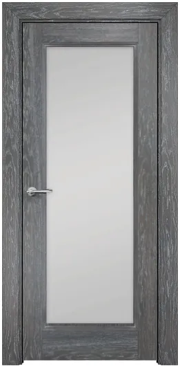 Двери в интерьере - Дверь Оникс Италия 1 дуб седой, сатинат белый