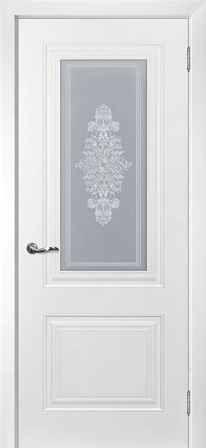 Двери в интерьере - Дверь Текона Smalta-101 эмаль сапфир, сатинат фотопечать