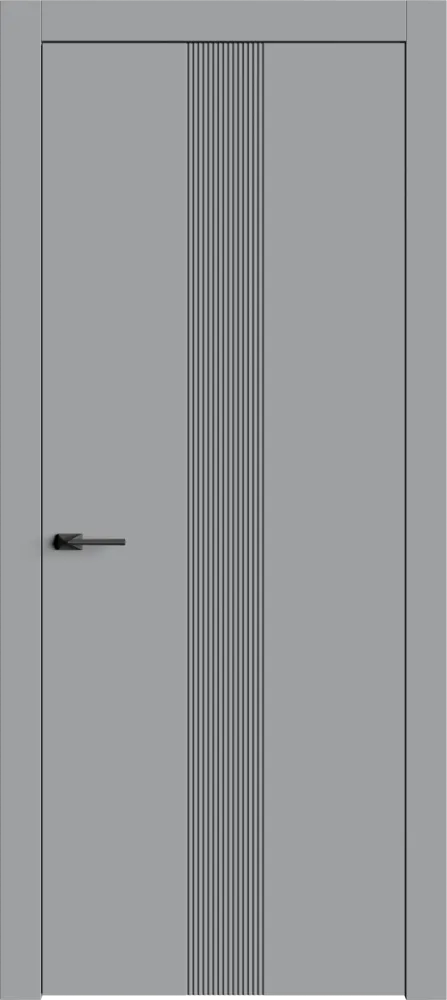 Двери в интерьере - Дверь Линнея-5 серая, глухая