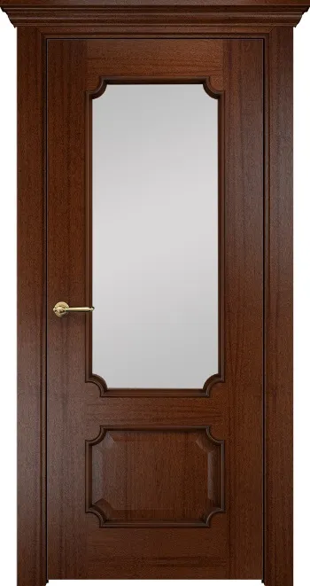 Двери в интерьере - Дверь Оникс Палермо красное дерево с черной патиной, сатинат