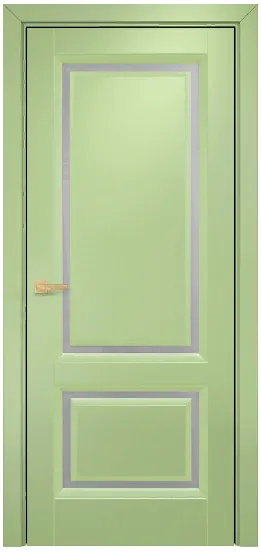 Двери в интерьере - Дверь Оникс Бристоль эмаль фисташковая