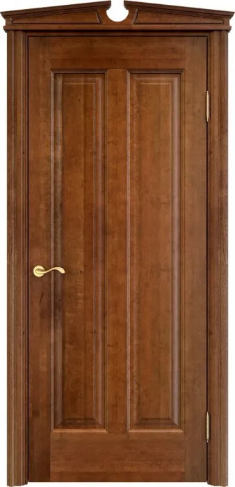Дверь Итальянская Легенда массив ольхи ОЛ102 коньяк, глухая. Фото №2