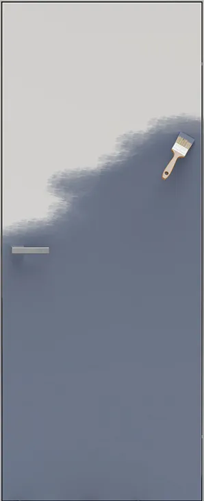 Двери в интерьере - Дверь скрытого монтажа грунт Бейзик 2,4 м АЛ кромка, 42 мм