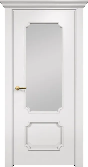 Двери в интерьере - Дверь Оникс Палермо эмаль белая, сатинат
