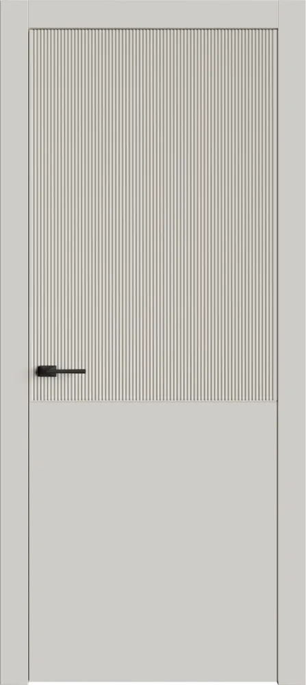 Двери в интерьере - Дверь Лайн7 эмаль латте, глухая
