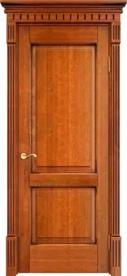 Дверь ПМЦ массив ольхи ОЛ13 медовый с патиной орех, глухая