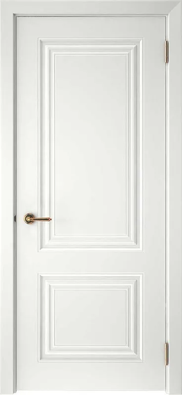 Двери в интерьере - Дверь Текона Smalta 42 эмаль белая, глухая