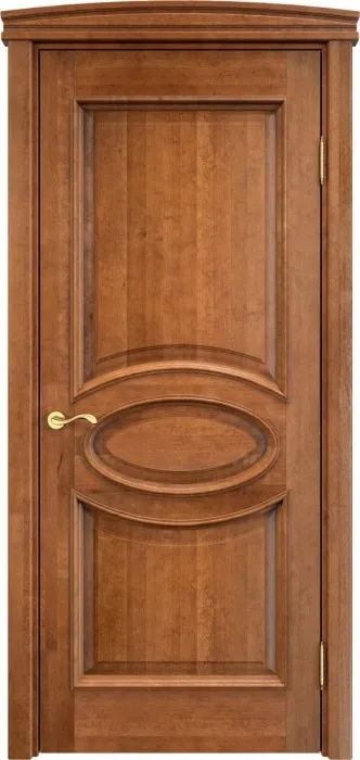 Двери в интерьере - Дверь ПМЦ массив ольхи ОЛ26 орех 10%, глухая