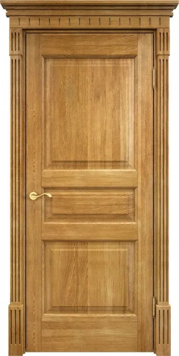 Двери в интерьере - Дверь ПМЦ массив дуба Д5 орех 5%, глухая