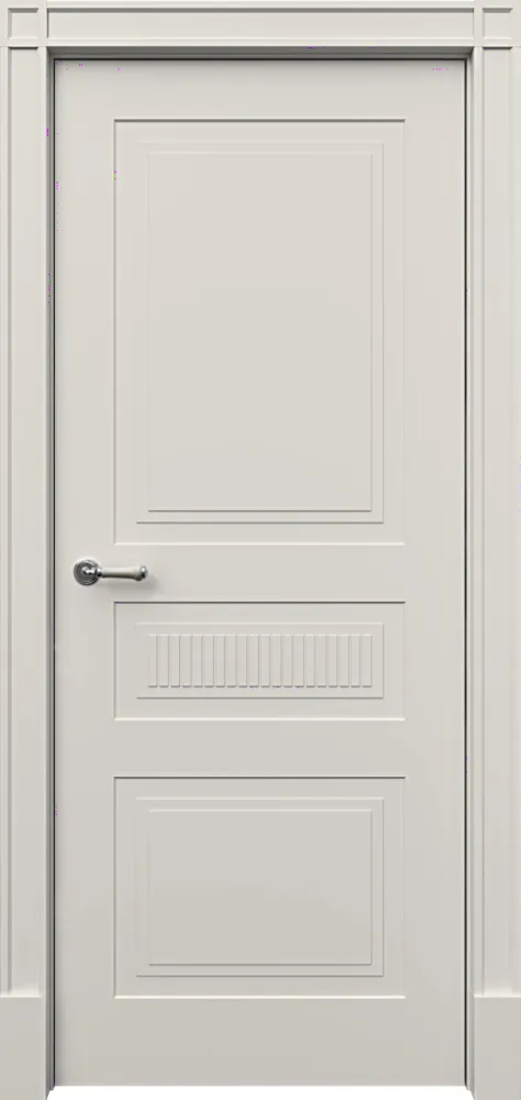 Двери в интерьере - Дверь Рим3Ф1 эмаль RAL 9001, глухая