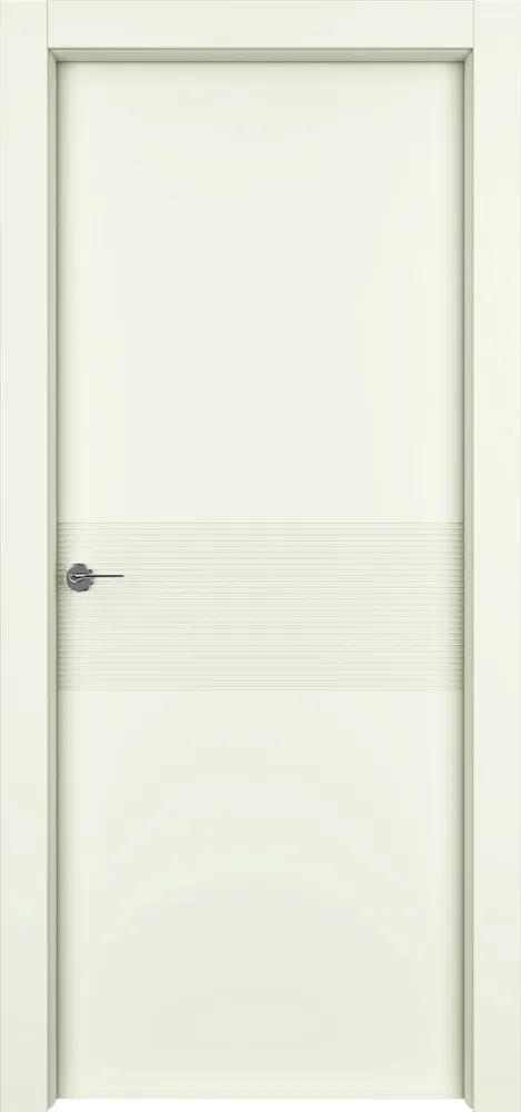 Двери в интерьере - Дверь Лайн эмаль RAL 9010, глухая