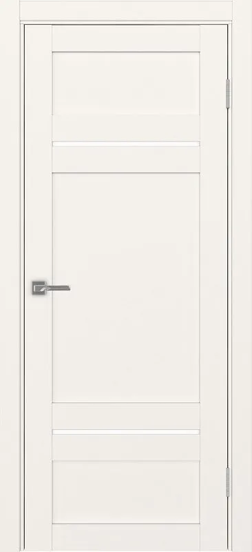 Двери в интерьере - Дверь Эко 532.12121 бежевый, lacobel белый