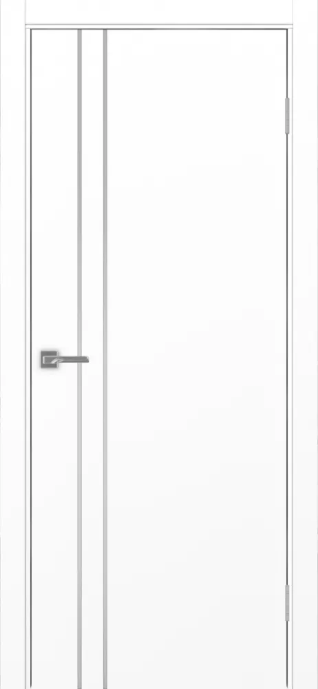 Двери в интерьере - Дверь Эко 205 белый снежный молдинг SC, кромка ABS, глухая