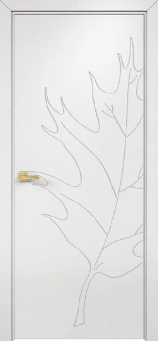 Двери в интерьере - Дверь Оникс Концепт №12 PVC белый, глухая