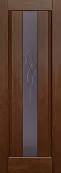 Схожие товары - Дверь ОКА массив ольхи Версаль античный орех, стекло графит с фрезеровкой