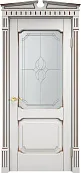 Схожие товары - Дверь Итальянская Легенда массив ольхи ОЛ7.2 белый грунт с патиной орех, стекло 7-1