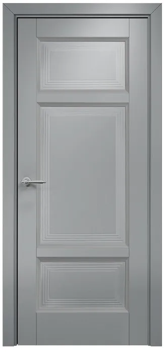 Двери в интерьере - Дверь Оникс Тоскана 4 эмаль RAL 7040, глухая