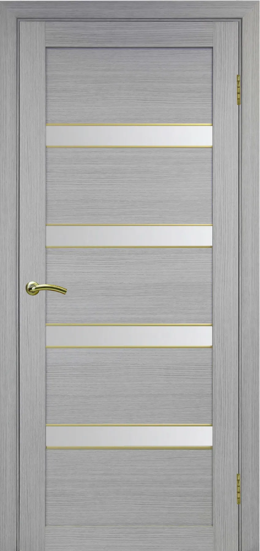 Двери в интерьере - Дверь Эко 505.12 АПС дуб серый молдинг SG, сатинат