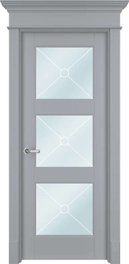 Двери в интерьере - Дверь Тан33ХОс эмаль RAL 7047, сатинат