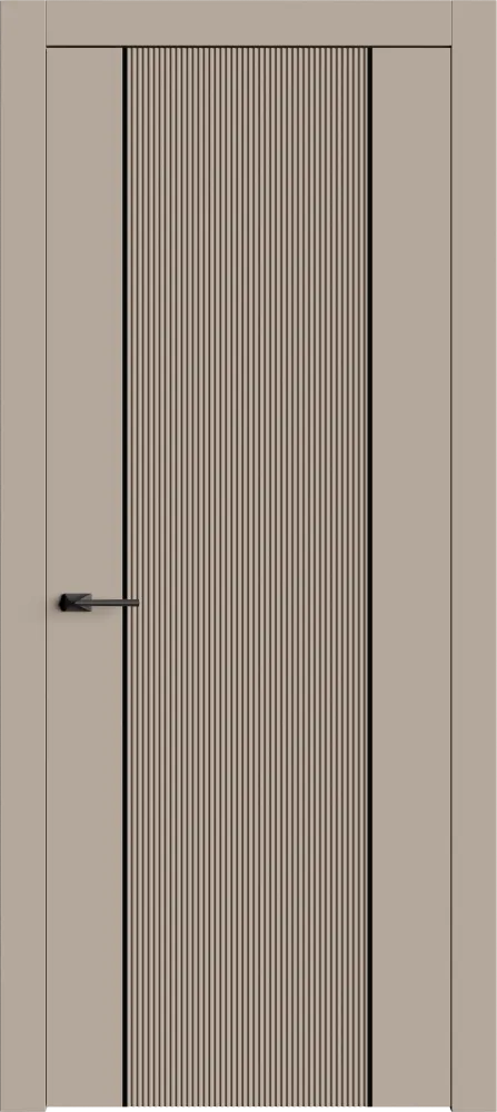 Двери в интерьере - Дверь Лайн3М эмаль NCS 3005-Y50R, глухая