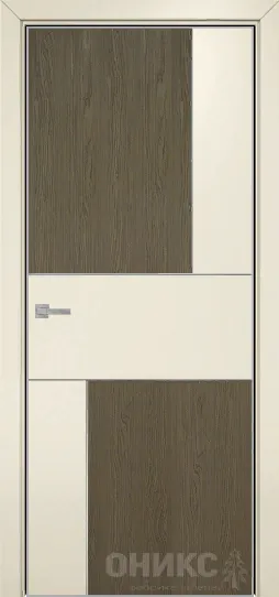 Двери в интерьере - Дверь Оникс Токио дуб кофейный/эмаль слоновая кость, стекло