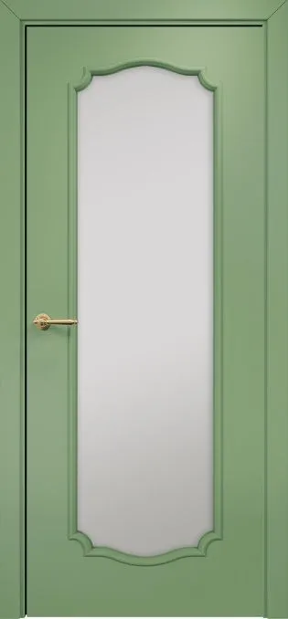 Двери в интерьере - Дверь Оникс Венеция 2 эмаль RAL 6021, сатинат
