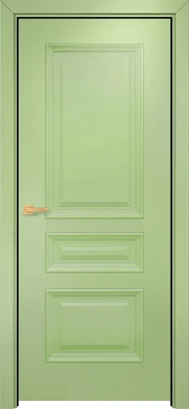 Двери в интерьере - Дверь Оникс Афина эмаль фисташковая, глухая