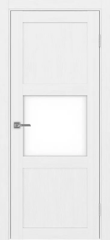 Двери в интерьере - Дверь Эко 530.121 белый лед, lacobel белый