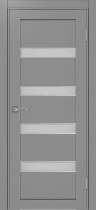 Двери в интерьере - Дверь Эко 505.12 АПС серый молдинг SC, сатинат