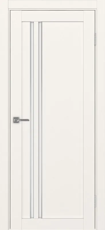 Двери в интерьере - Дверь Эко 525.121 АПС бежевый молдинг SC, lacobel белый